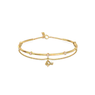 Chic like Rachel - Lab Diamond Layered Bangle thumbnail 2
