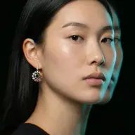 Chromatic Loop - Lab Diamond Drop Earrings thumbnail 4