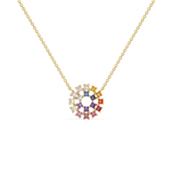 Chromatic Loop - Lab Diamond Necklace thumbnail 1