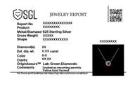Chromatic Loop - Lab Diamond Necklace thumbnail 6