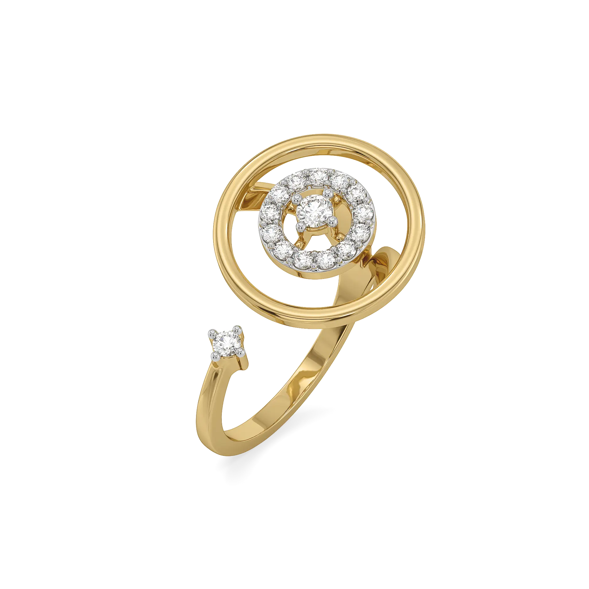 Circle of Dazzle - Lab Diamond Cocktail Ring — image 1