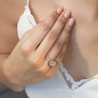 Circle of Dazzle - Lab Diamond Cocktail Ring thumbnail 2