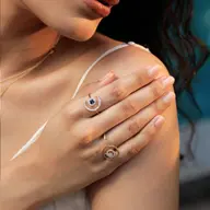 Circle of Dazzle - Lab Diamond Cocktail Ring thumbnail 6