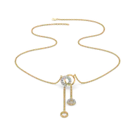 Circle of Dazzle - Lab Diamond Necklace thumbnail 4