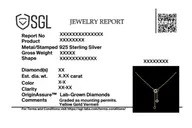 Circle of Dazzle - Lab Diamond Necklace thumbnail 7
