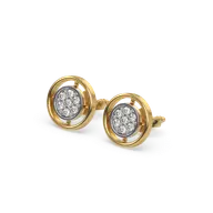 Circle of Dazzle - Lab Diamond Stud Earrings thumbnail 1