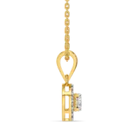 Circle of Light - Pure Gold Lab Diamond Pendant thumbnail 3