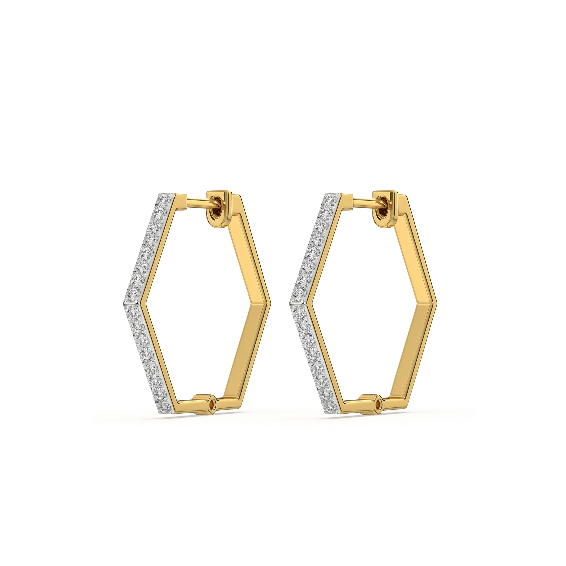Classic Huggies - Lab Diamond Earrings — image 1