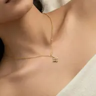 Clove Embrace - Lab Diamond Pendant thumbnail 2