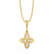 Clove Embrace - Lab Diamond Pendant thumbnail 3