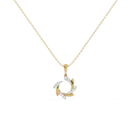 Cocktail Swirl - Lab Diamond Pendant Necklace thumbnail 2