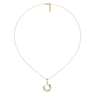 Cocktail Swirl - Lab Diamond Pendant Necklace thumbnail 4