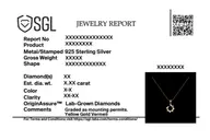 Cocktail Swirl - Lab Diamond Pendant Necklace thumbnail 5