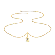 Cocoon Charm - Lab Diamond Necklace thumbnail 2