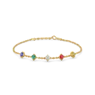 Color-Coded Monica – Lab Diamond Bracelet thumbnail 1