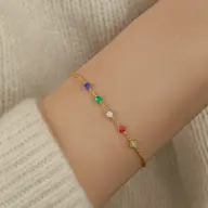 Color-Coded Monica – Lab Diamond Bracelet thumbnail 2