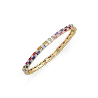 Colour Glitch - Lab Diamond Bangle thumbnail 1