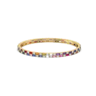 Colour Glitch - Lab Diamond Bangle thumbnail 3