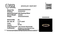 Colour Glitch - Lab Diamond Bangle thumbnail 6