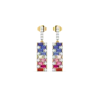 Colour Glitch - Lab Diamond Drop Earrings thumbnail 3