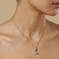 Colour Glitch - Lab Diamond Pendant thumbnail 2