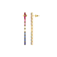 Colourburst - Lab Diamond Drop Earrings thumbnail 5