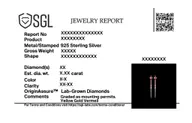 Colourburst - Lab Diamond Drop Earrings thumbnail 6