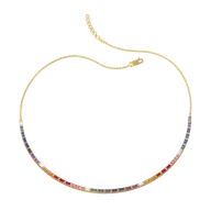 Colourburst - Lab Diamond Necklace thumbnail 3
