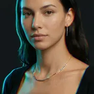 Colourburst - Lab Diamond Necklace thumbnail 4