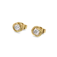 Cosmic Orbital - Pure Gold Lab Diamond Earrings thumbnail 1