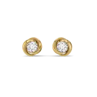 Cosmic Orbital - Pure Gold Lab Diamond Earrings thumbnail 2