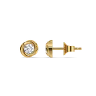 Cosmic Orbital - Pure Gold Lab Diamond Earrings thumbnail 3