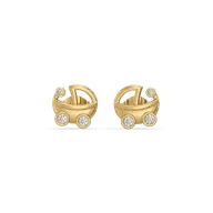 Cradle Glow - Lab Diamond Stud Earrings thumbnail 3