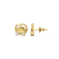 Cradle Glow - Lab Diamond Stud Earrings thumbnail 5