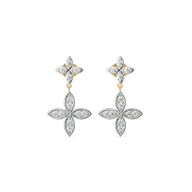 Daffodil Drops - Pure Gold Lab Diamond Earrings thumbnail 1