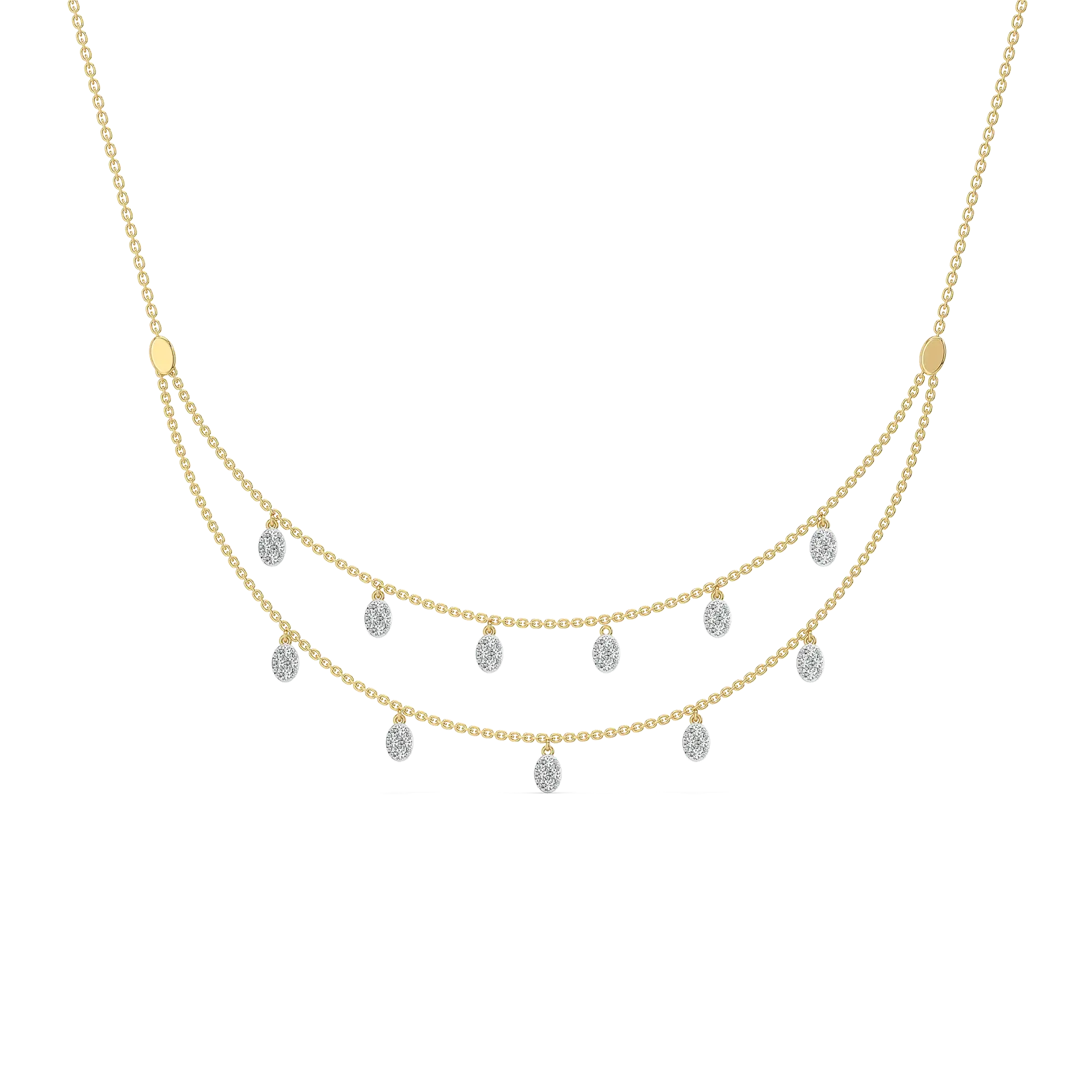 Dancing Details - Lab Diamond Necklace