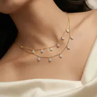 Dancing Details - Lab Diamond Necklace thumbnail 2