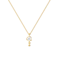 Dangling Hearts - Lab Diamond Necklace thumbnail 1