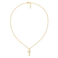 Dangling Hearts - Lab Diamond Necklace thumbnail 3