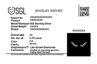 "Dare to Sparkle" Ear Cuff - Lab Diamond Earrings thumbnail 7