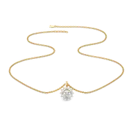 Day bloom - Lab Diamond Solitaire Necklace thumbnail 3