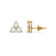 Destiny Cluster - Pure Gold Lab Diamond Earrings thumbnail 3