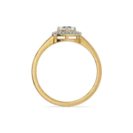 Devotion Heart Halo - Pure Gold Lab Diamond Solitaire Pendant thumbnail 3