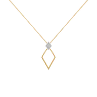 Diamond Arc - Lab Diamond Lariat Necklace thumbnail 1