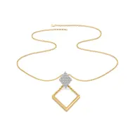 Diamond Arc - Lab Diamond Lariat Necklace thumbnail 4