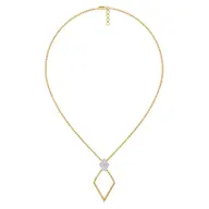 Diamond Arc - Lab Diamond Lariat Necklace thumbnail 5