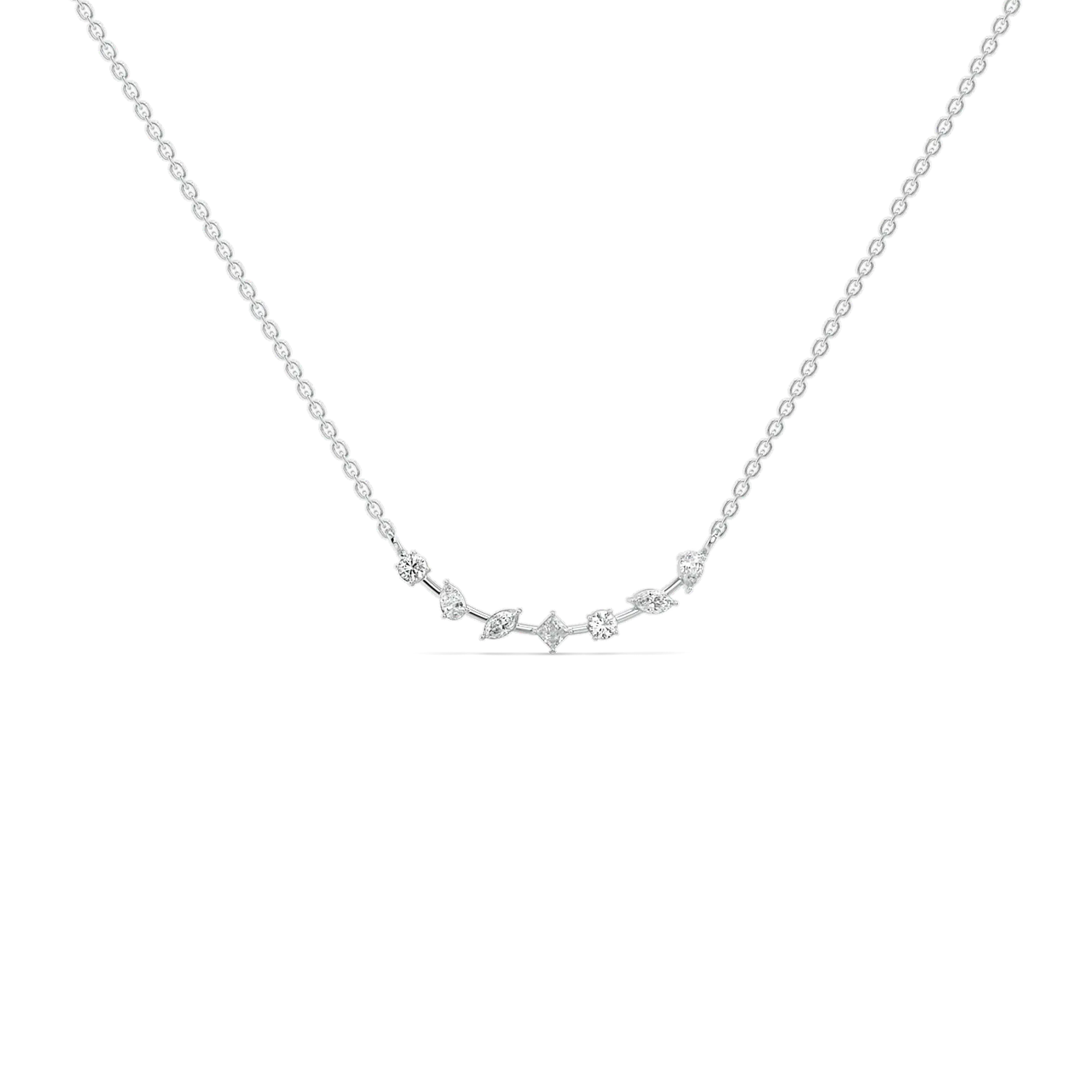 Diamond Cosmos - Pure Gold Lab Diamond Necklace — image 1