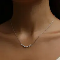 Diamond Cosmos - Pure Gold Lab Diamond Necklace thumbnail 3