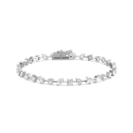 Diamond Cosmos - Pure Gold Lab Diamond Tennis Bracelet thumbnail 2