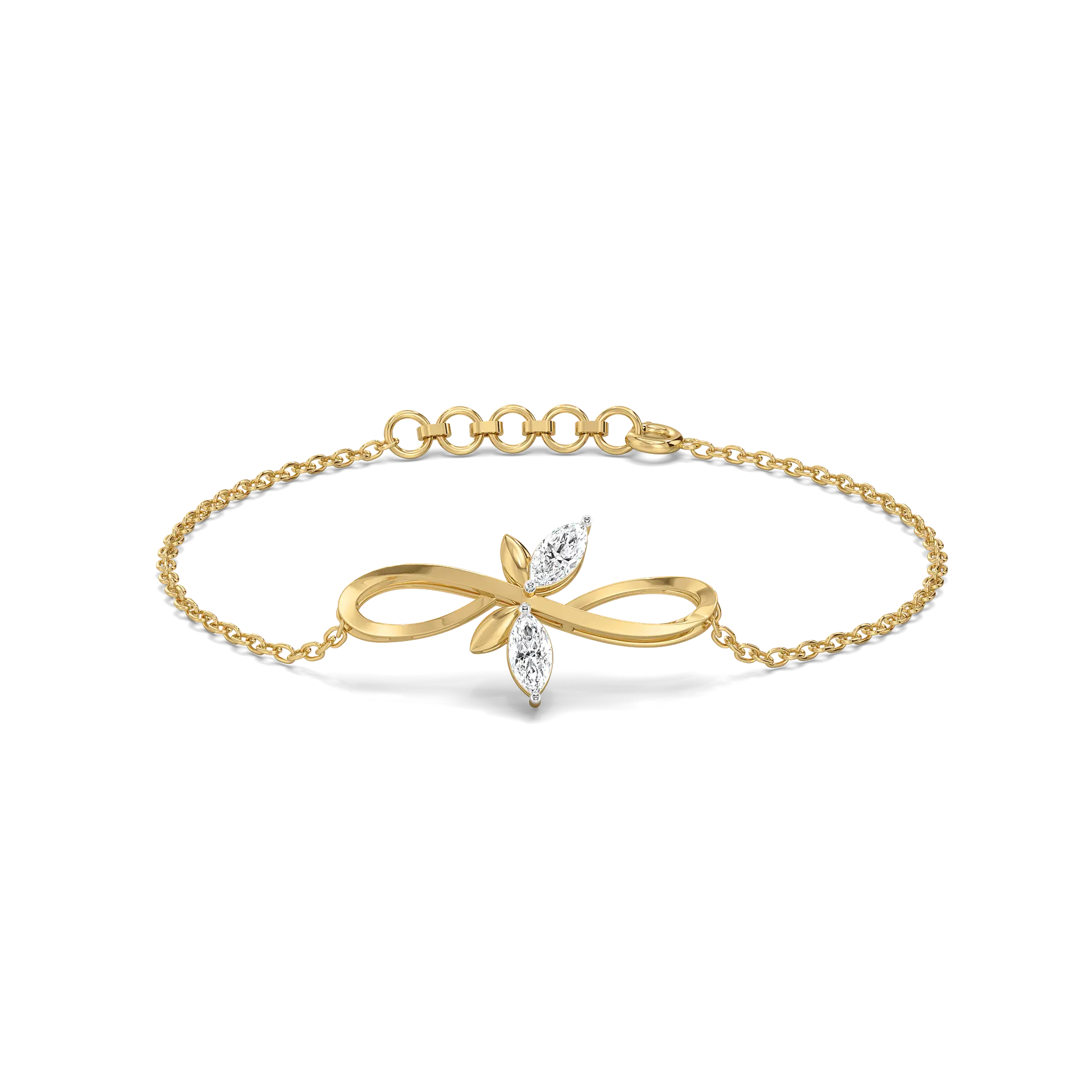 Dragonfly Dance - Lab Diamond Bracelet — image 1